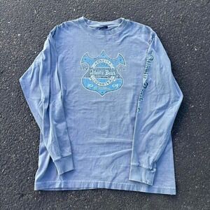 Vintage Wise Guy Biker Long Sleeve Shirt Size Large